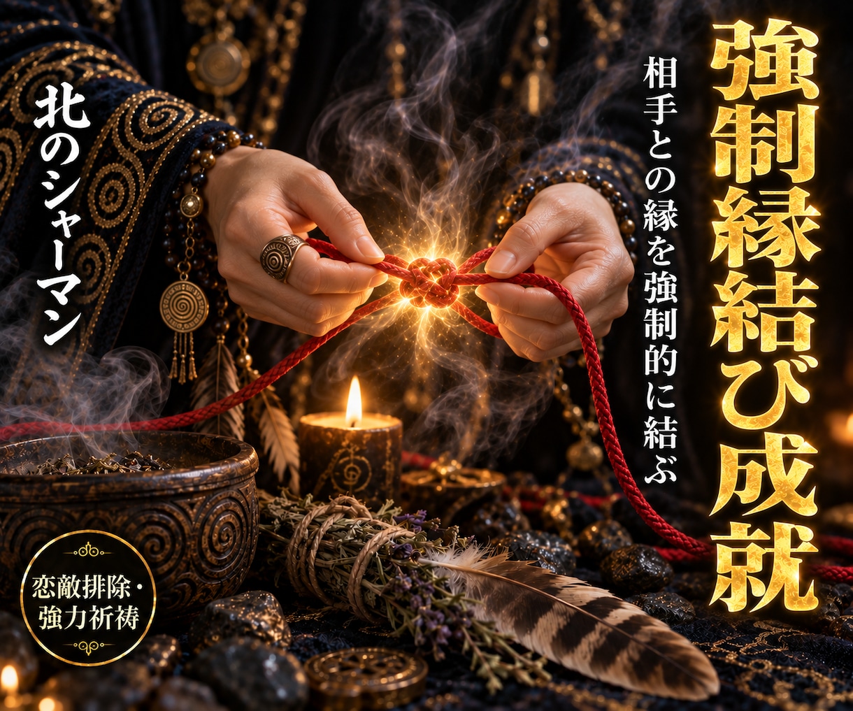 絶対に結ばれたいあの人との縁を強制的に結びます 強制縁結び祈祷｜どんな障壁にも邪魔されず結ばれたいあなたへ イメージ1