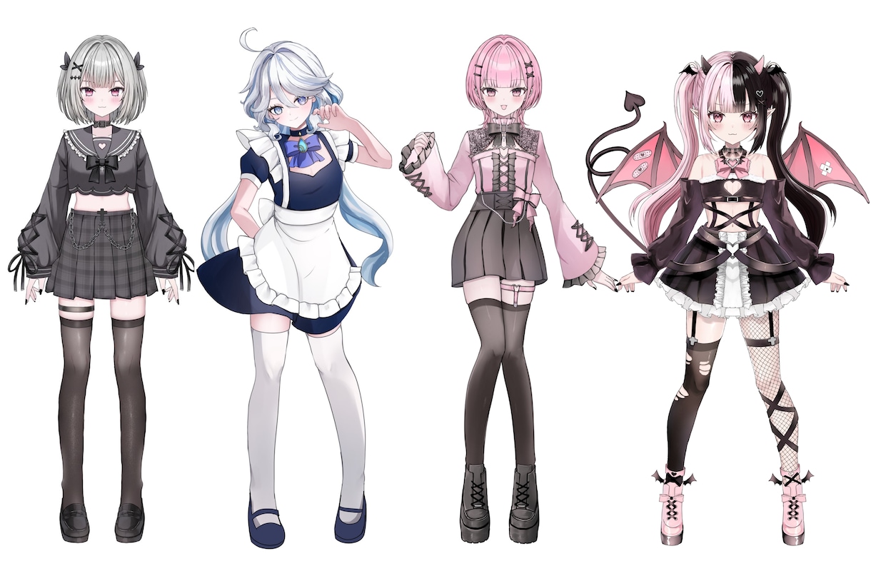 VTuberデビューに！制作全工程します あなただけのオリジナルモデル！可愛く作ります！ イメージ3