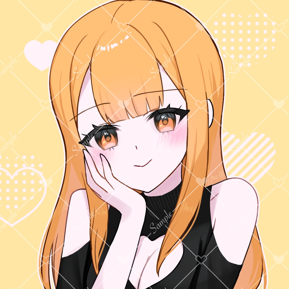 可愛い特化のアイコンを描きます Vtuberや配信者におすすめです！ イメージ2