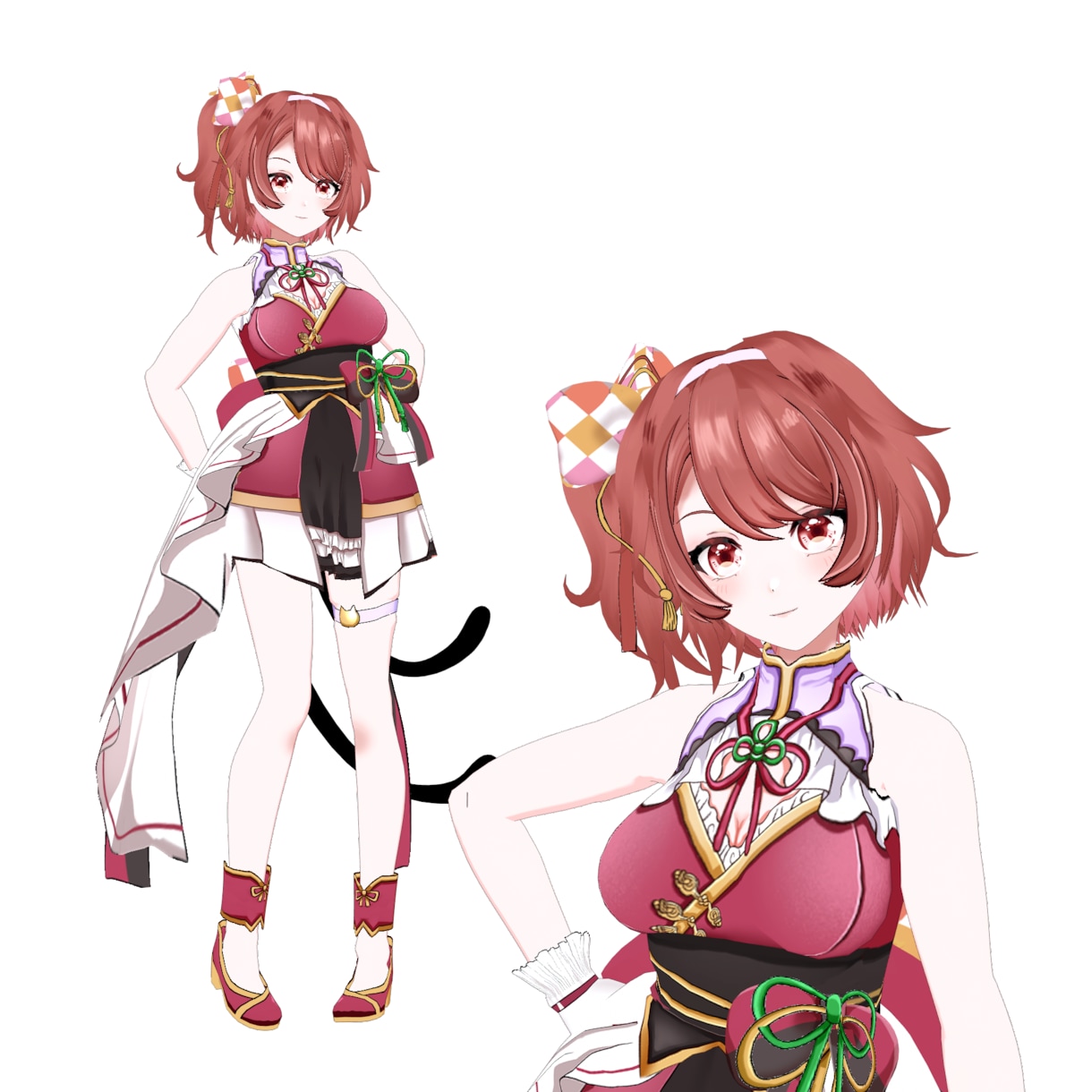 VTuberさん向けの3Dモデル作成します 画像1枚からでOK！キャラクター3Dモデリング致します！ イメージ5