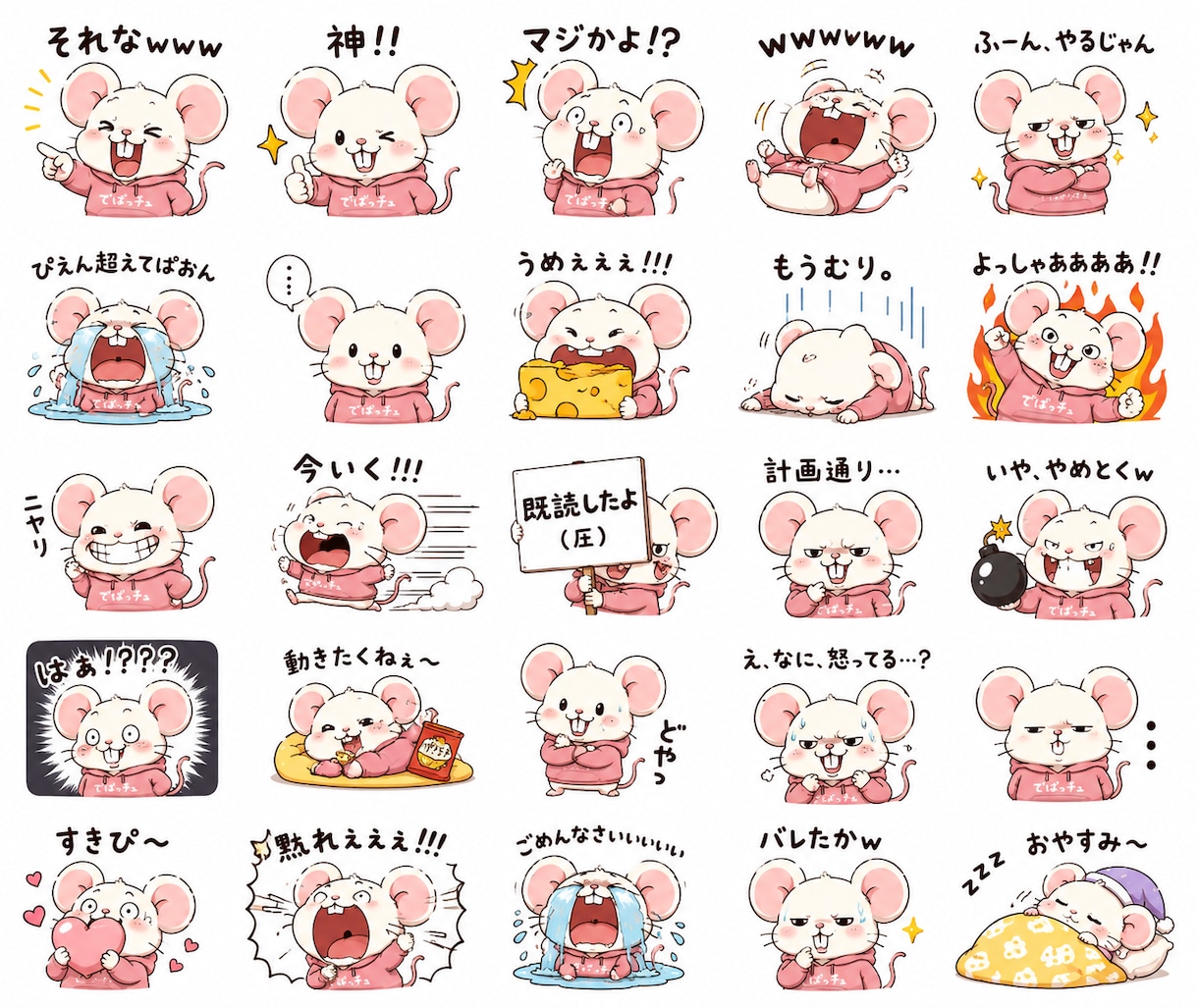 ユルかわLINEスタンプ作成します オリジナルLINEスタンプお作りします！ イメージ6