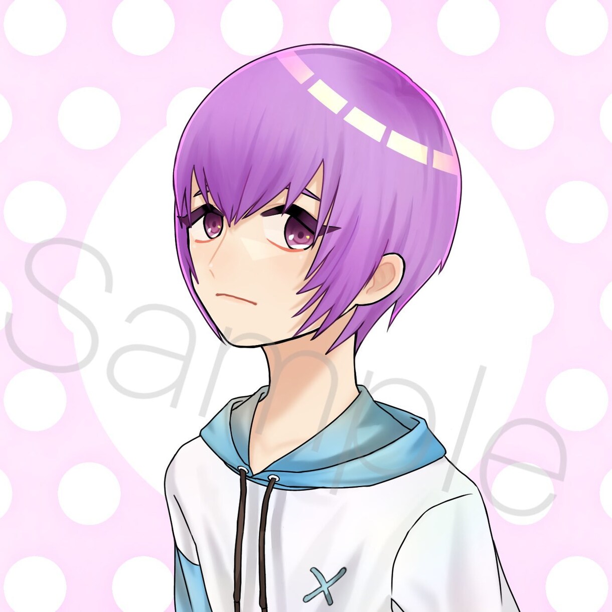 SMS等に使えるアイコンお描きします デフォルメされたかわいい女の子や男の子を制作します！ イメージ3