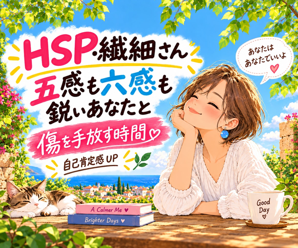 HSP・繊細さんのしんどい気持ちに優しい対応します ボイスサンプルあり。私もHSP気質です✨今より楽になるために イメージ1