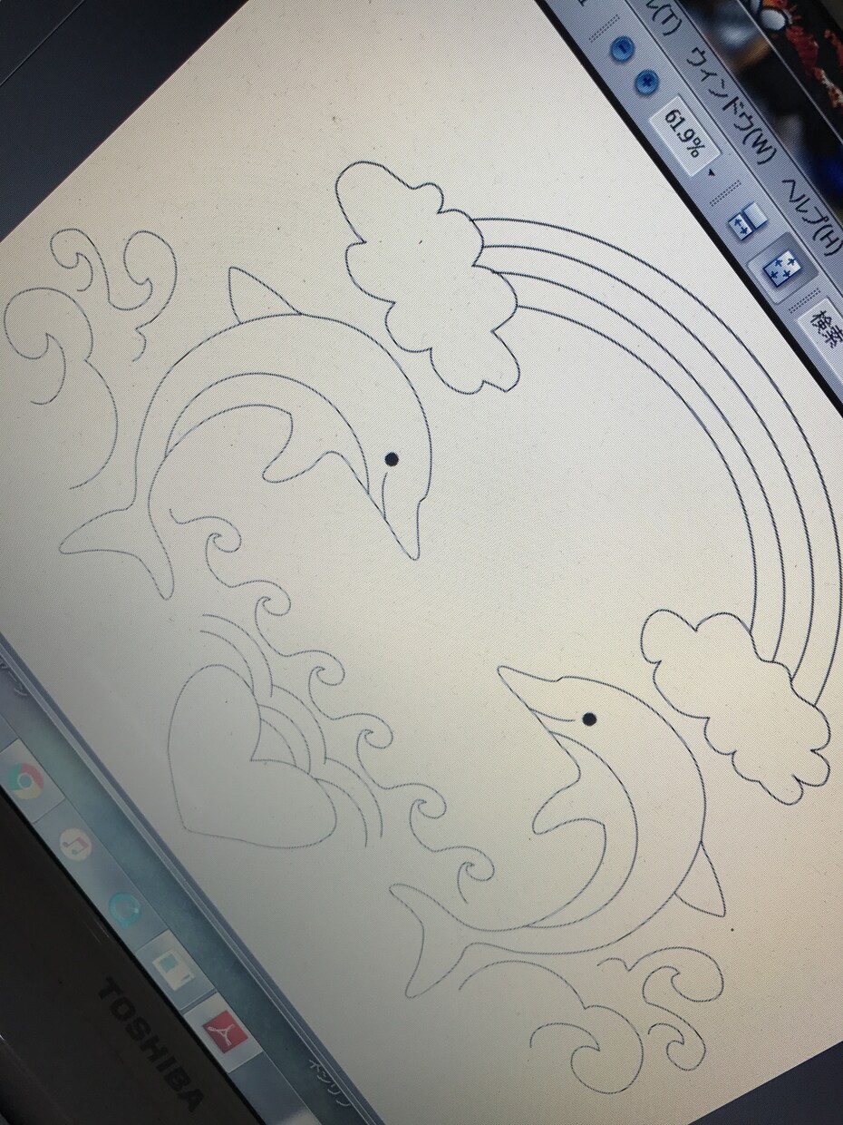 crostone様専用 切り絵用デザインします crostone様確認ページです イメージ2