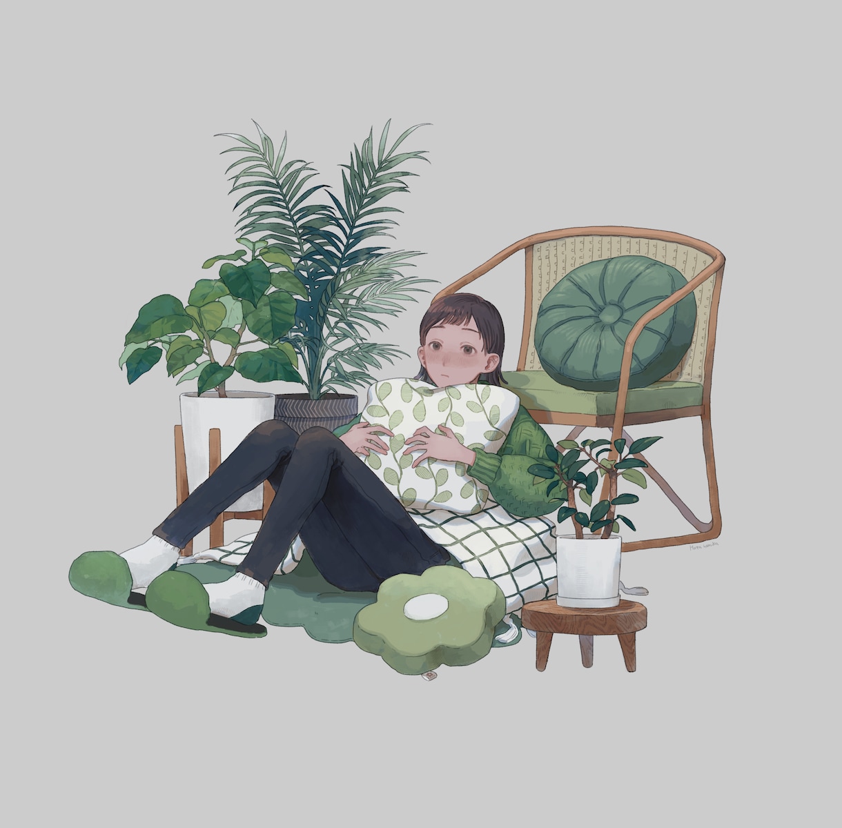 暖かくて落ち着きのあるイラスト描きます 装画や挿絵など用途に合わせたオリジナルイラスト イメージ4