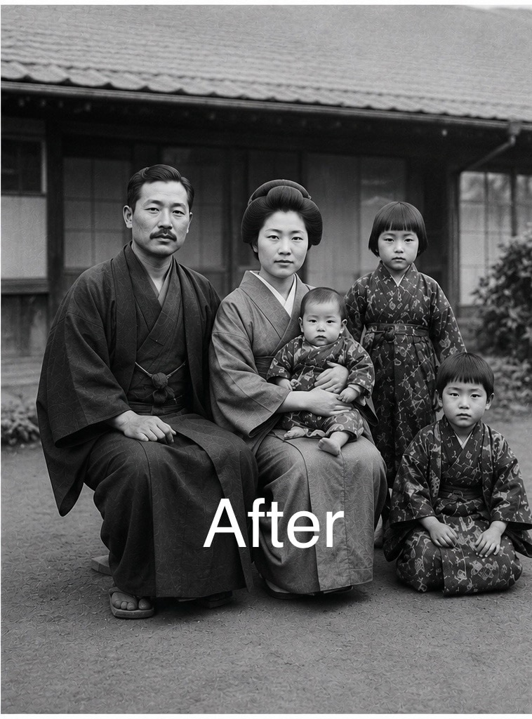AIで写真をキレイに補正・加工します 大切な思い出の写真をもっと綺麗に イメージ8