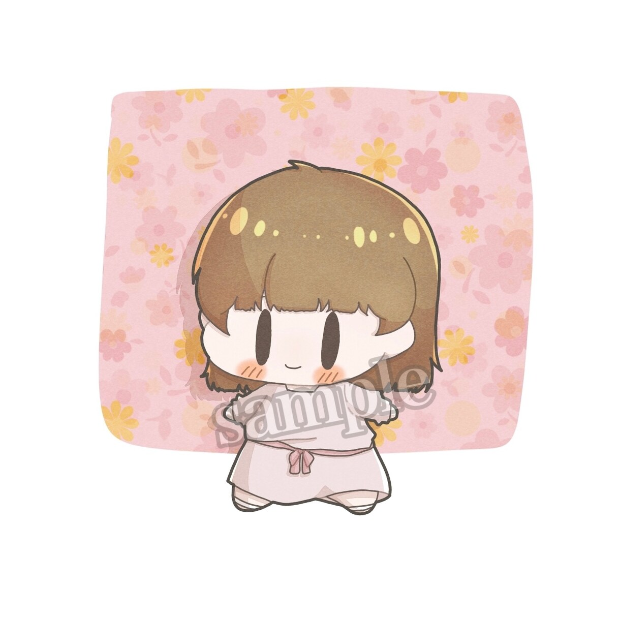 ミニキャラアイコン･ヘッダー描きます かわいいミニキャライラスト描きます！.ﾟ･*. イメージ2