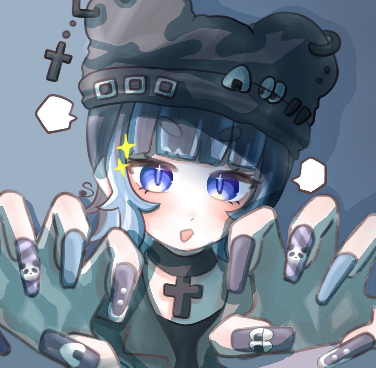構図おまかせOK◎あなたの創作っ子描きます 可愛く一枚絵にします！【ケモ耳・女の子得意】 イメージ6