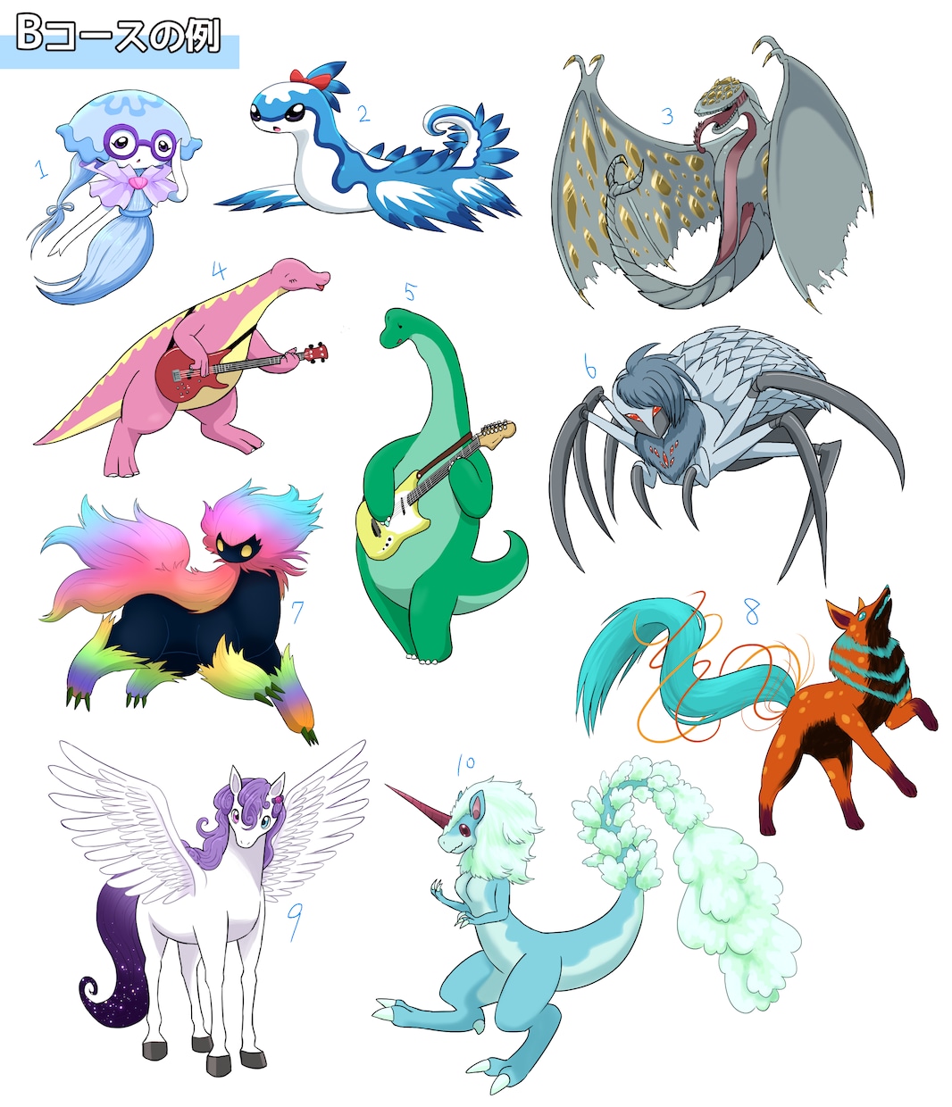 モンスターや動物のキャラクターデザインをします あなただけのモンスターが誕生します！ イメージ5