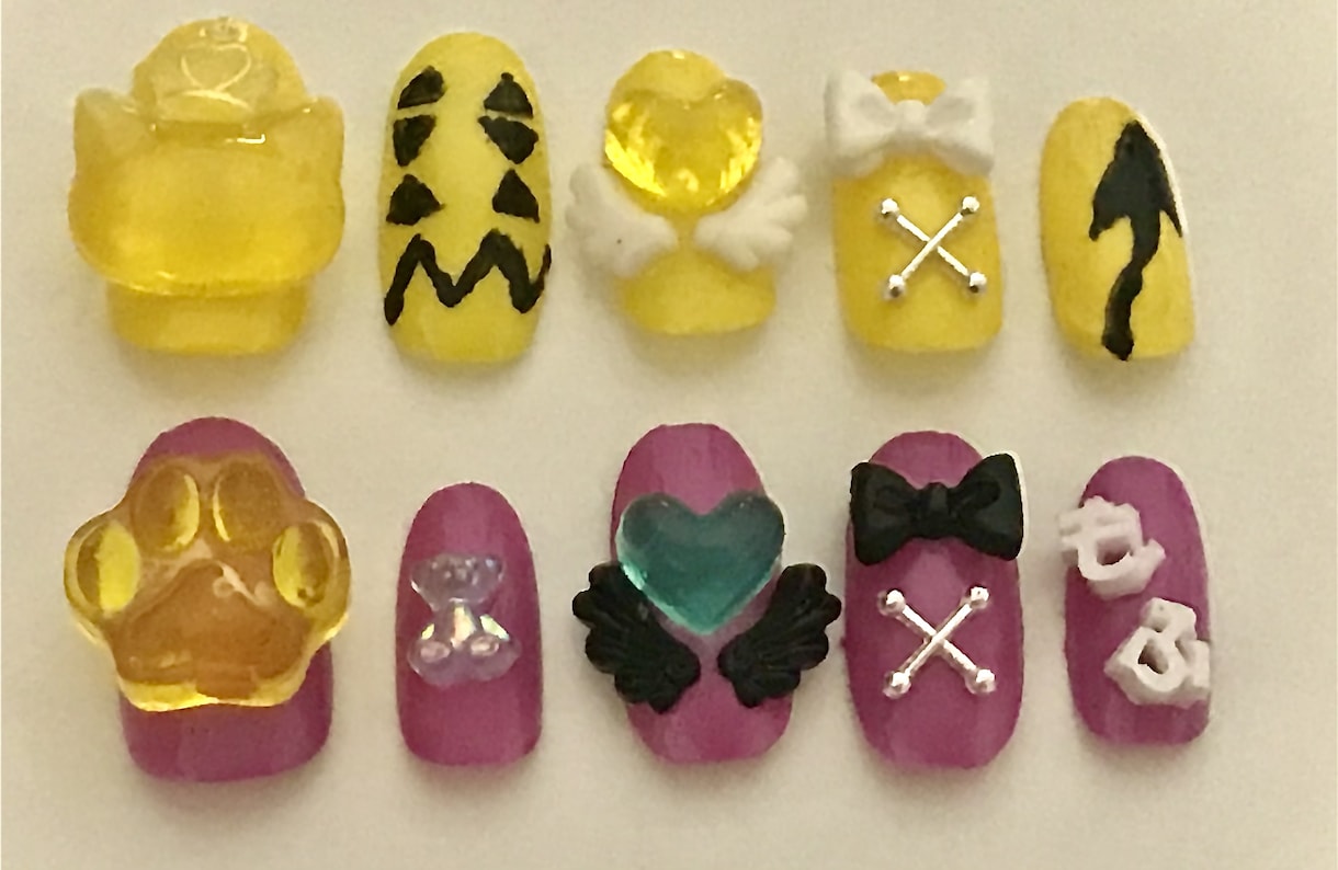 貴方だけのオーダーネイルチップを作成します 推しネイルが欲しい方におすすめです イメージ2