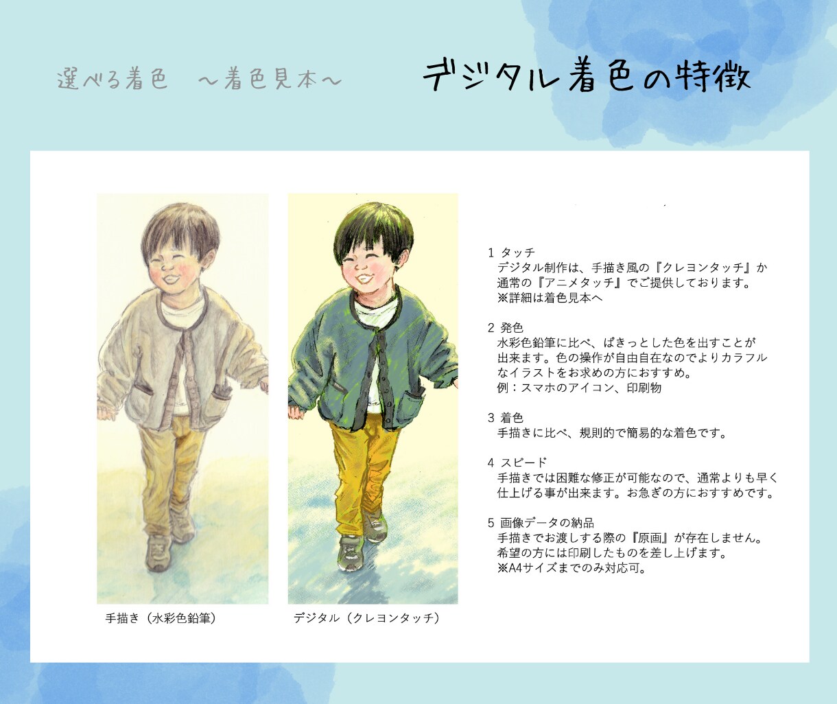F6:あなた好みに似顔絵をカスタマイズします 選べる似顔絵。あなた好みにカスタマイズ イメージ5