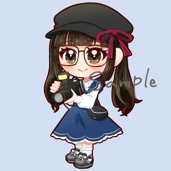 ふんわり可愛いミニキャラお描きします アイコン・グッズ・プレゼントにも！似顔絵も可能！ イメージ3