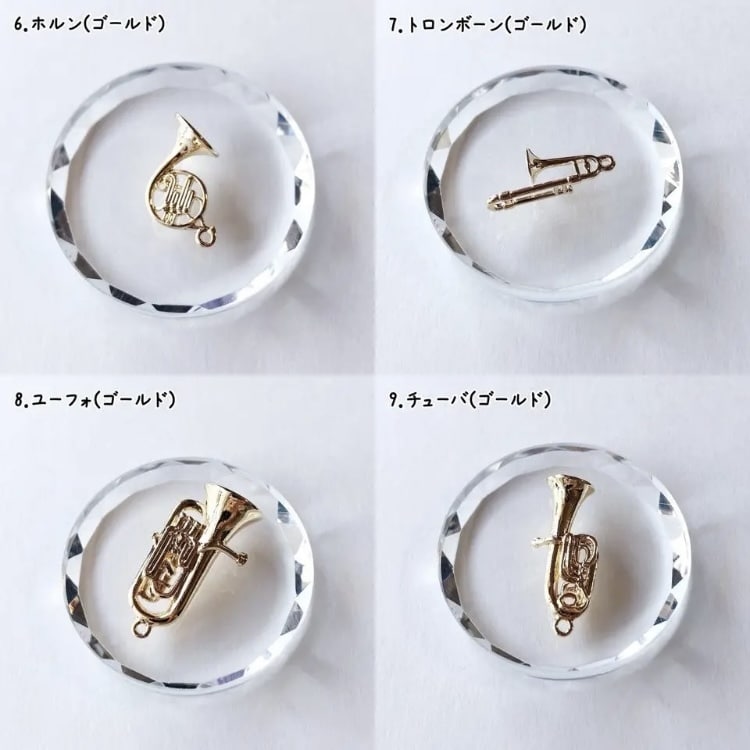 ミニチュア楽器付き名入れキーホルダー制作いたします 吹奏楽・オーケストラ好きさん必見の楽器シリーズ！ イメージ7