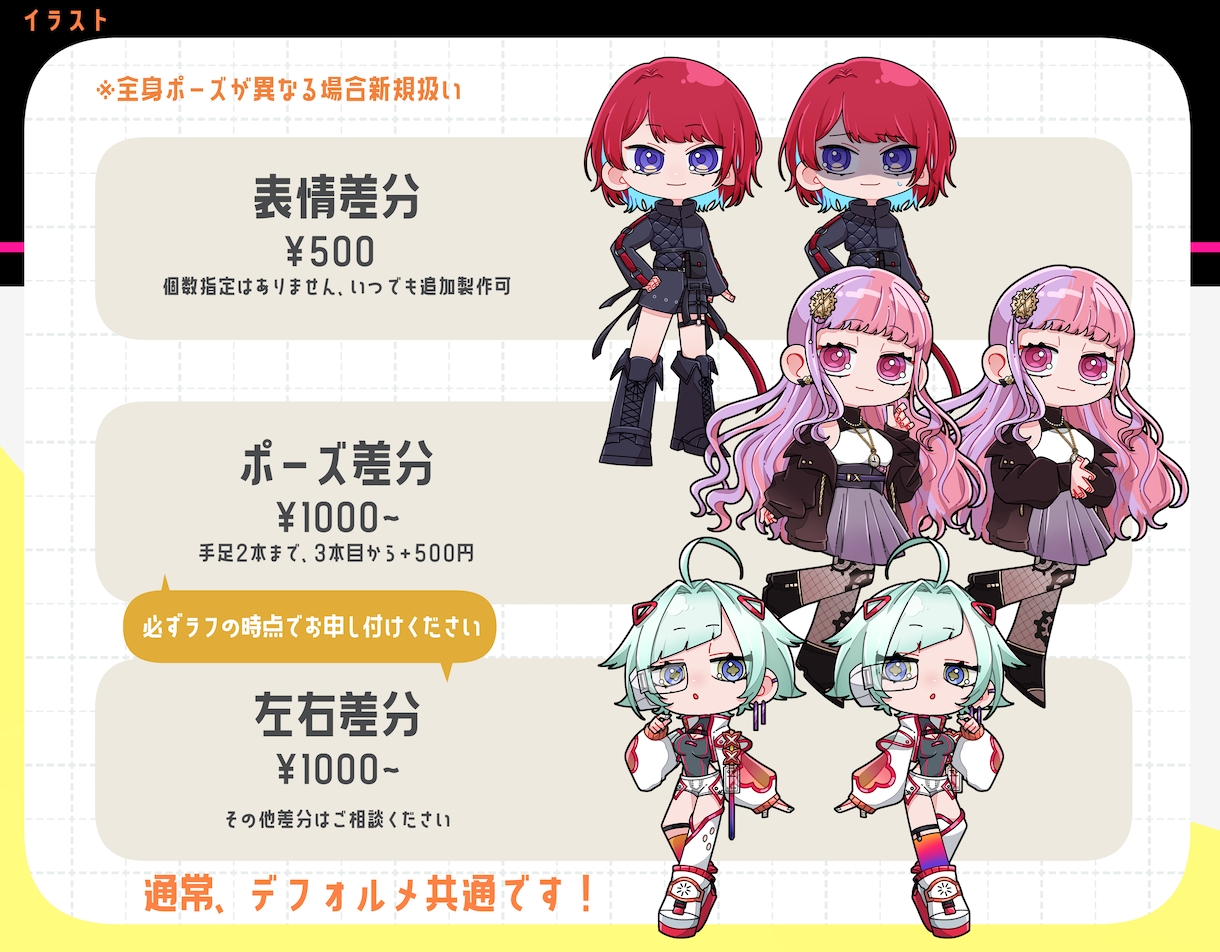 一目惚れする顔が良いLive2Dモデルを制作します 【商用可】パーフェクトシンク対応可！動くOPED制作可！ イメージ4