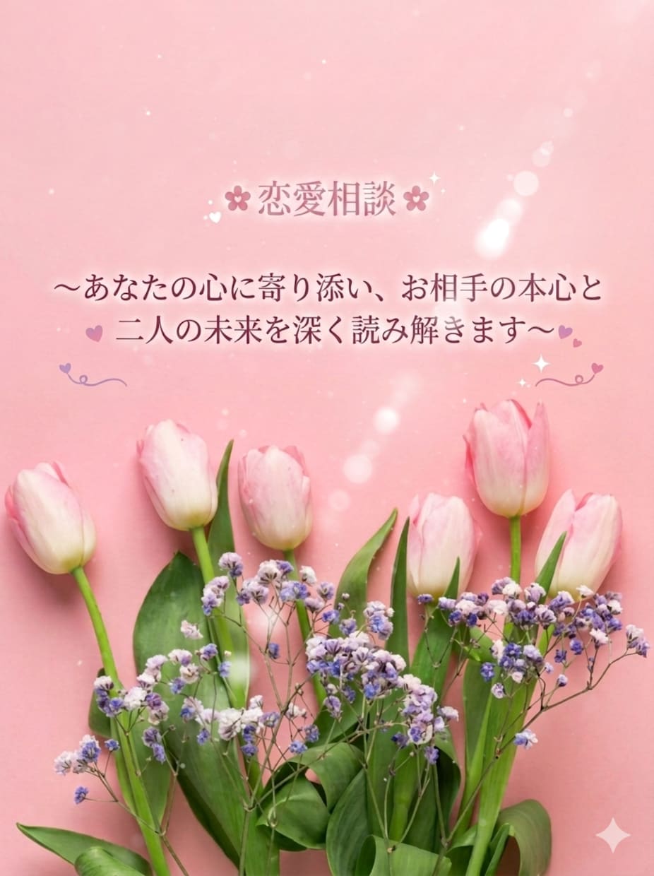 大好きなあの人の、あなたへのお気持ちをお伝えします ✳生年月日不要✳ 視えたまま、感じたままをお伝えします イメージ1