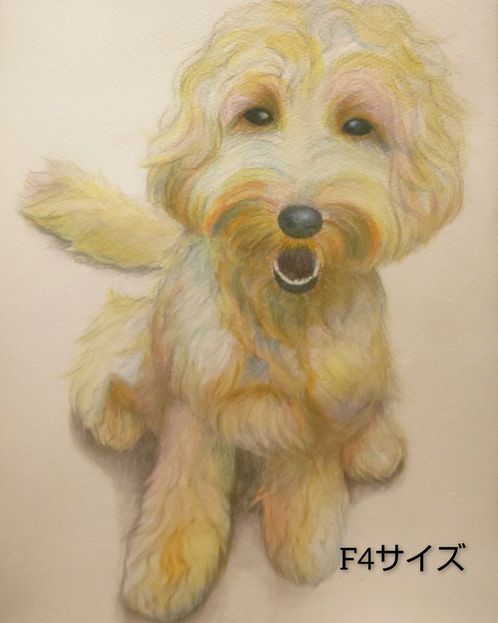 大切なペットのオリジナル水彩画を郵送します アクリル絵の具を使いリアルなタッチでお描きいたします。 イメージ3
