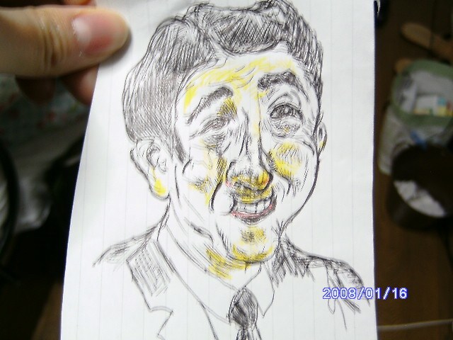 似顔絵、描きます ・・・・・・力強い絵、描きます。 イメージ1