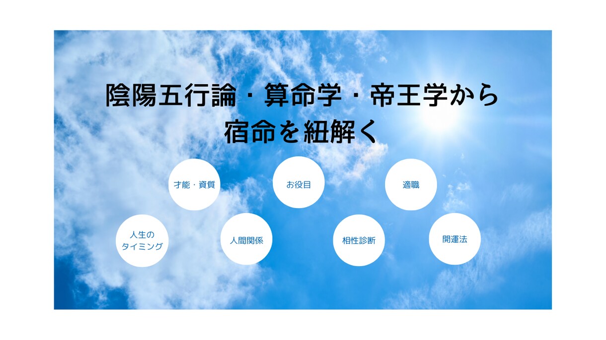 運勢、今世でのお役割や才能をお伝えします 人生のリズムを知り自分の宿命にあった環境を整え開運しましょう イメージ1