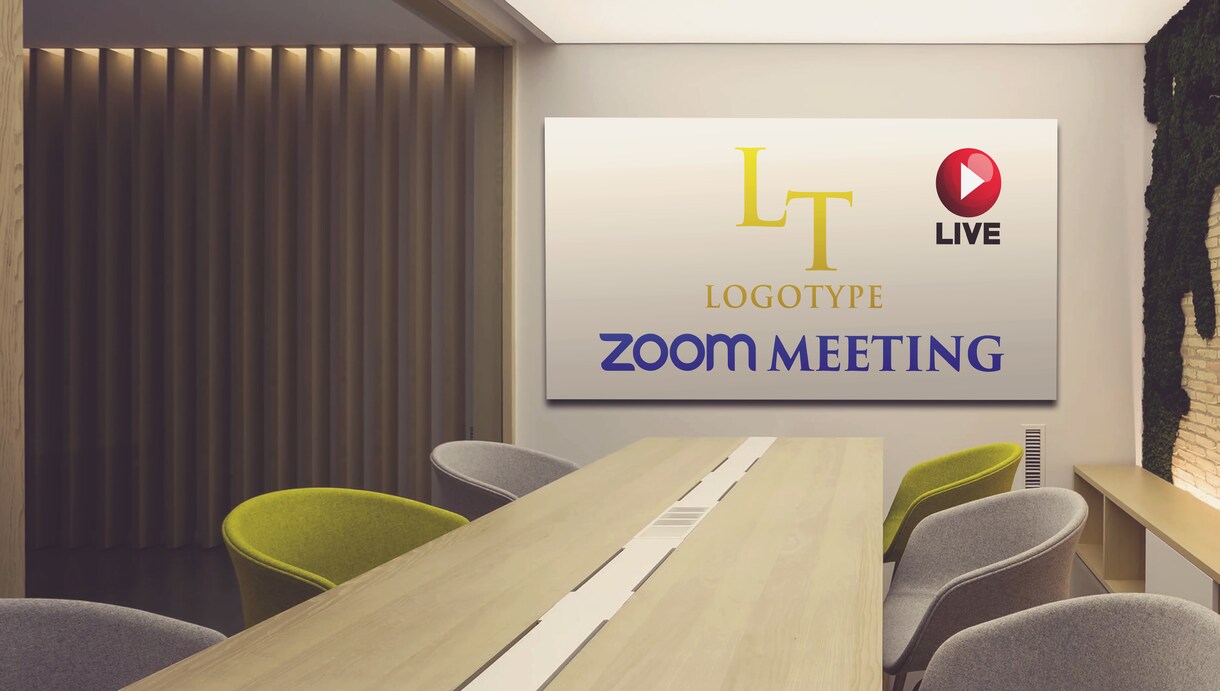 Zoomの「バーチャル背景」の画像を作成いたします 新聞社から取材がありました。多数の実績あります。 イメージ4