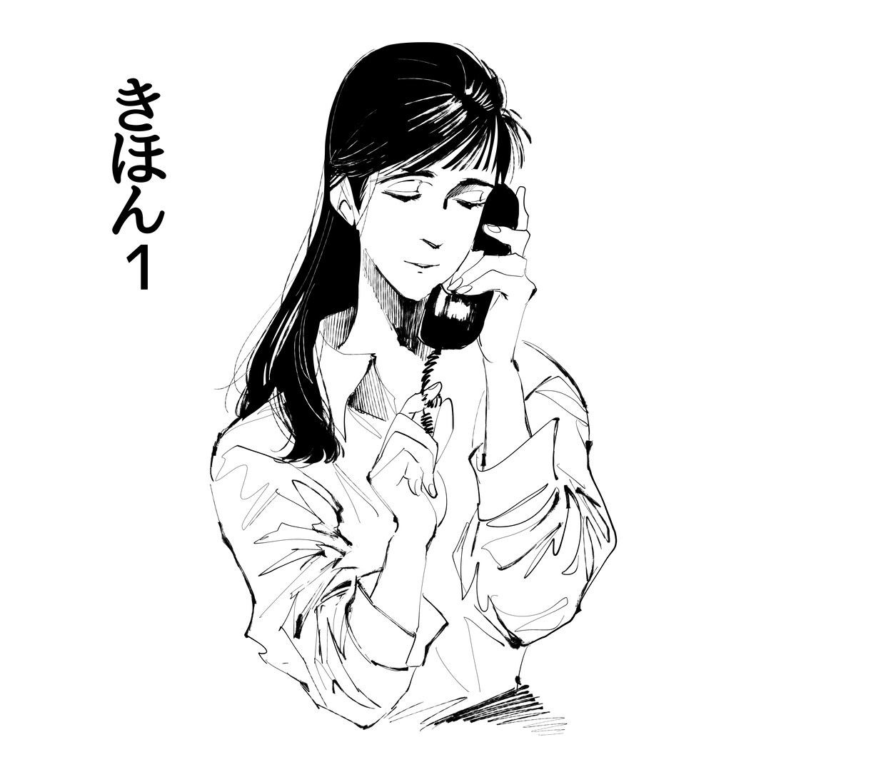 ラフでクールなモノクロイラストお描きします 大人な雰囲気、乾いたエネルギッシュさが欲しい方へ。 イメージ2