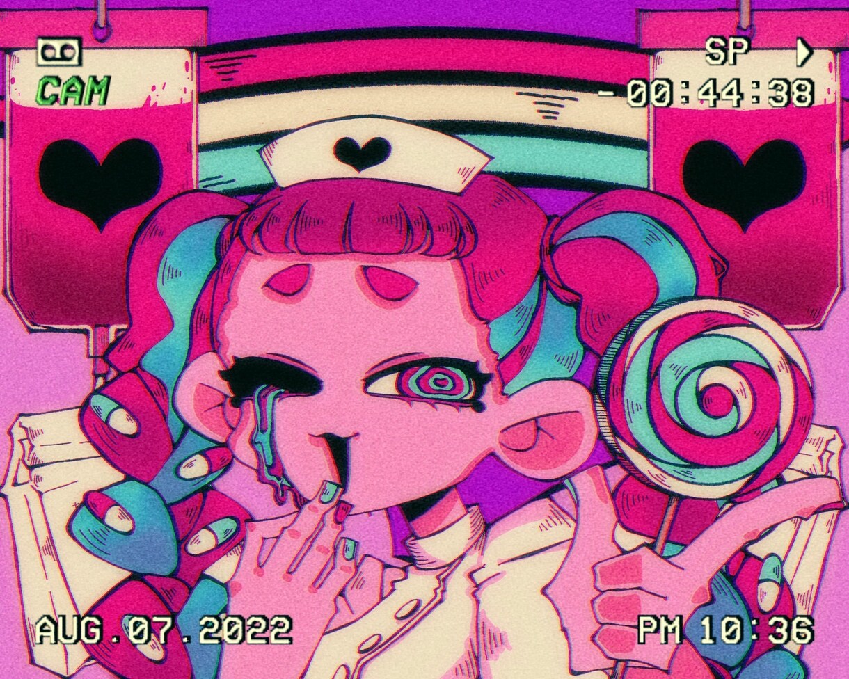 アイコンやヘッダー、ボカロMV等を制作いたします 不気味で可愛い世界観の女の子が得意です。 イメージ3