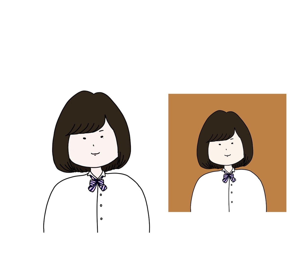 最低価格！シンプルな似顔絵／イラストお描きします 様々なご依頼に柔軟に対応いたします！！ イメージ4