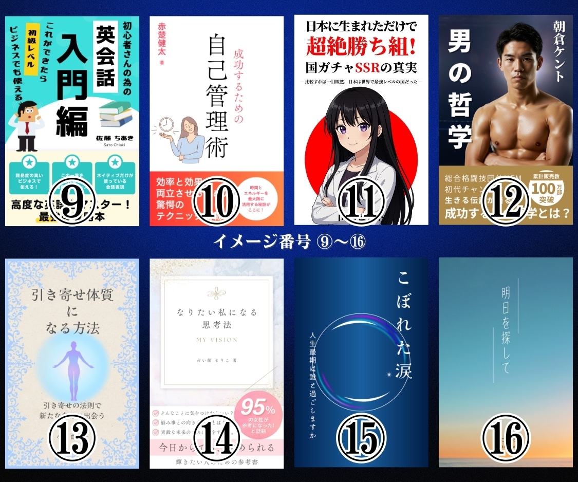 Kindle電子書籍【アマゾン出版】表紙制作します Word原稿の変換、縦書き、リンク付き目次も作成可能！ イメージ3