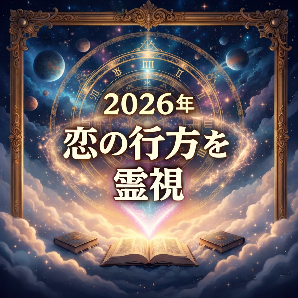 2026年恋はどうなる【あの人との未来霊視】します 2026年、あの人との未来は動く？ イメージ1