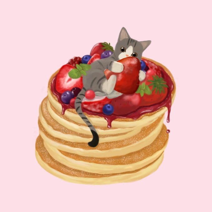 商用利用ok！絵本のような動物、スイーツ描きます ぴでがふんわりとした雰囲気のイラスト描きます！ イメージ1