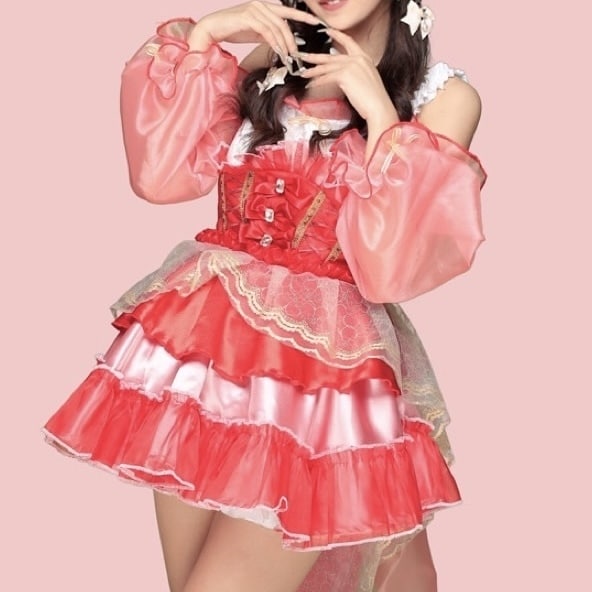 アイドル、コンカフェ衣装のデザイン/製作承ります 衣装デザイン~製作まで承ります☆*。(メンズ可*。) イメージ6