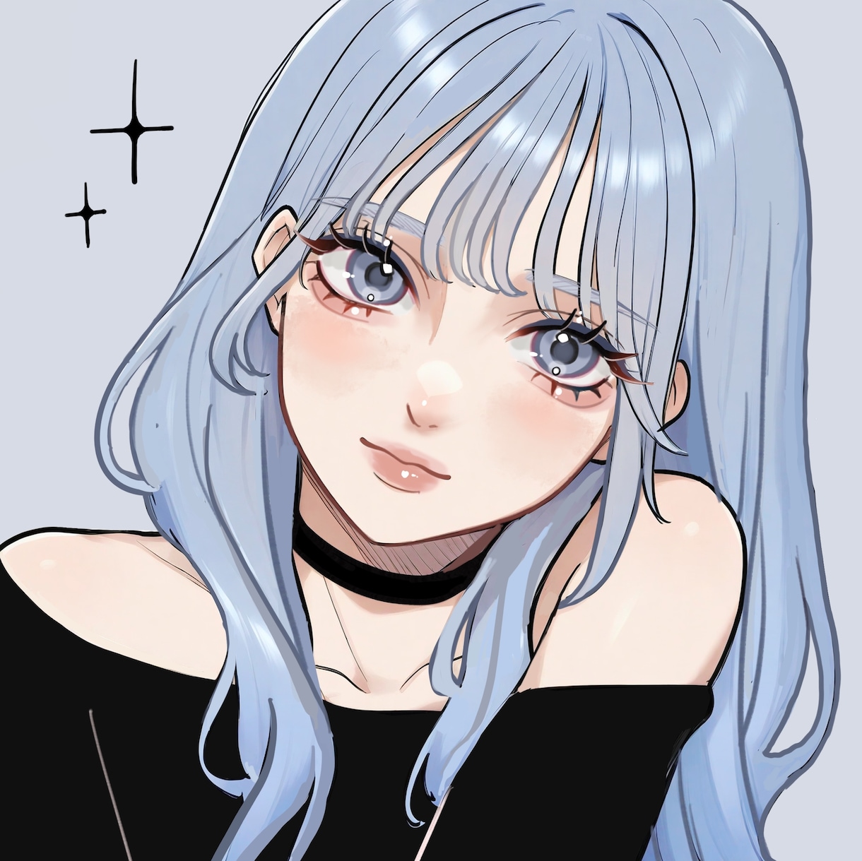 透明感のあるイラスト作成します SNSアイコン、ヘッダー、一枚絵等のイラストを作成します。 イメージ1