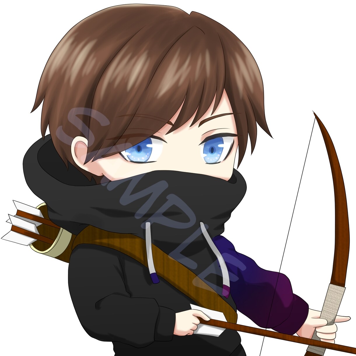 ミニキャラアイコンを描きます SNSやブログのアイコンにぴったりのアイコンをお届けします！ イメージ2