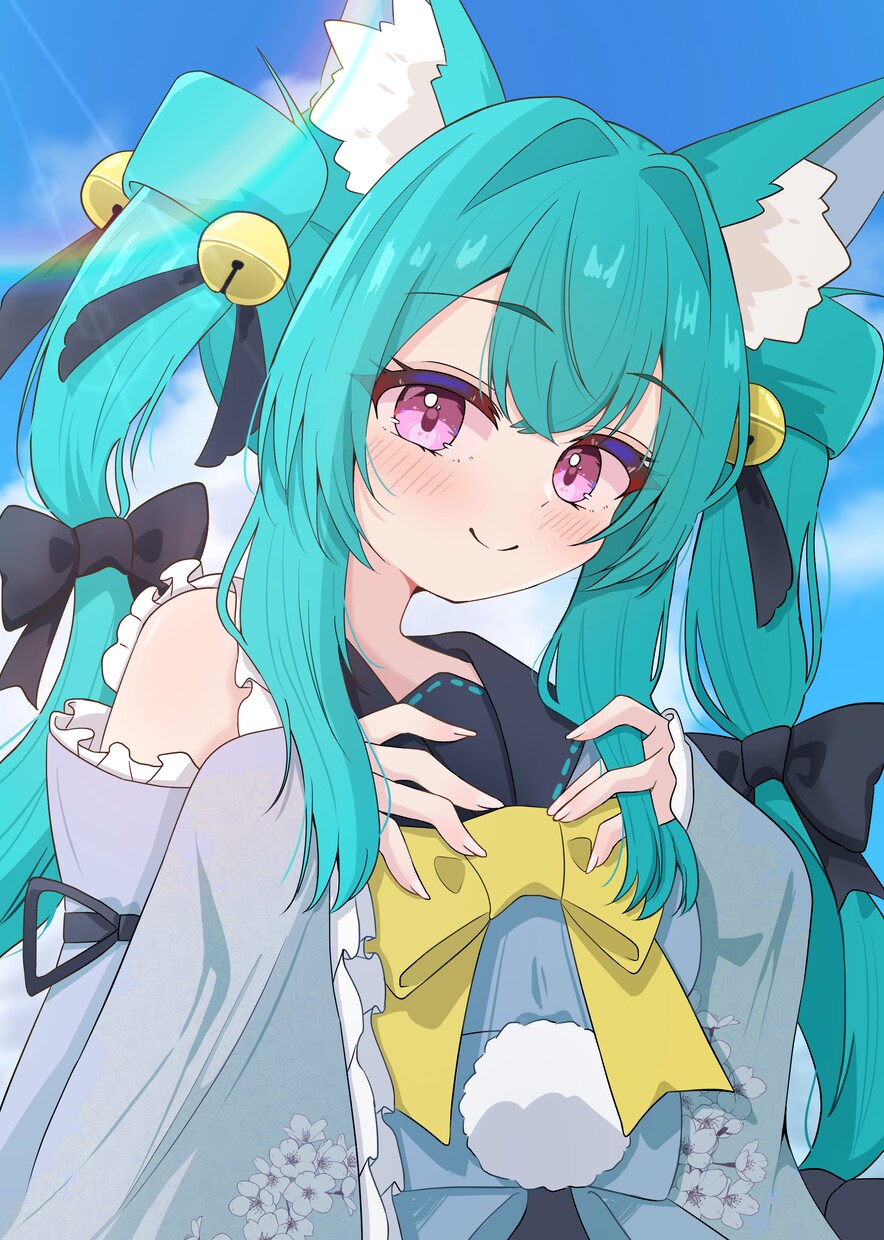 最短3日納品！オリジナルキャラの1枚絵を製作します 特にケモミミや女の子が得意です！アニメ塗りが好きな方は是非！ イメージ9
