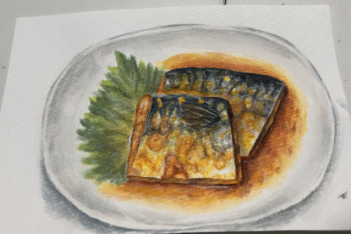 美味しそうな料理イラスト描きます 水彩画の細かいタッチでこだわり感溢れる料理に！ イメージ5