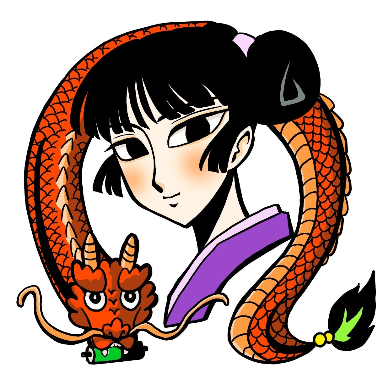 アイコンなどに使える線画描きます 切り絵風のタッチで色々な用途でご利用できます イメージ1