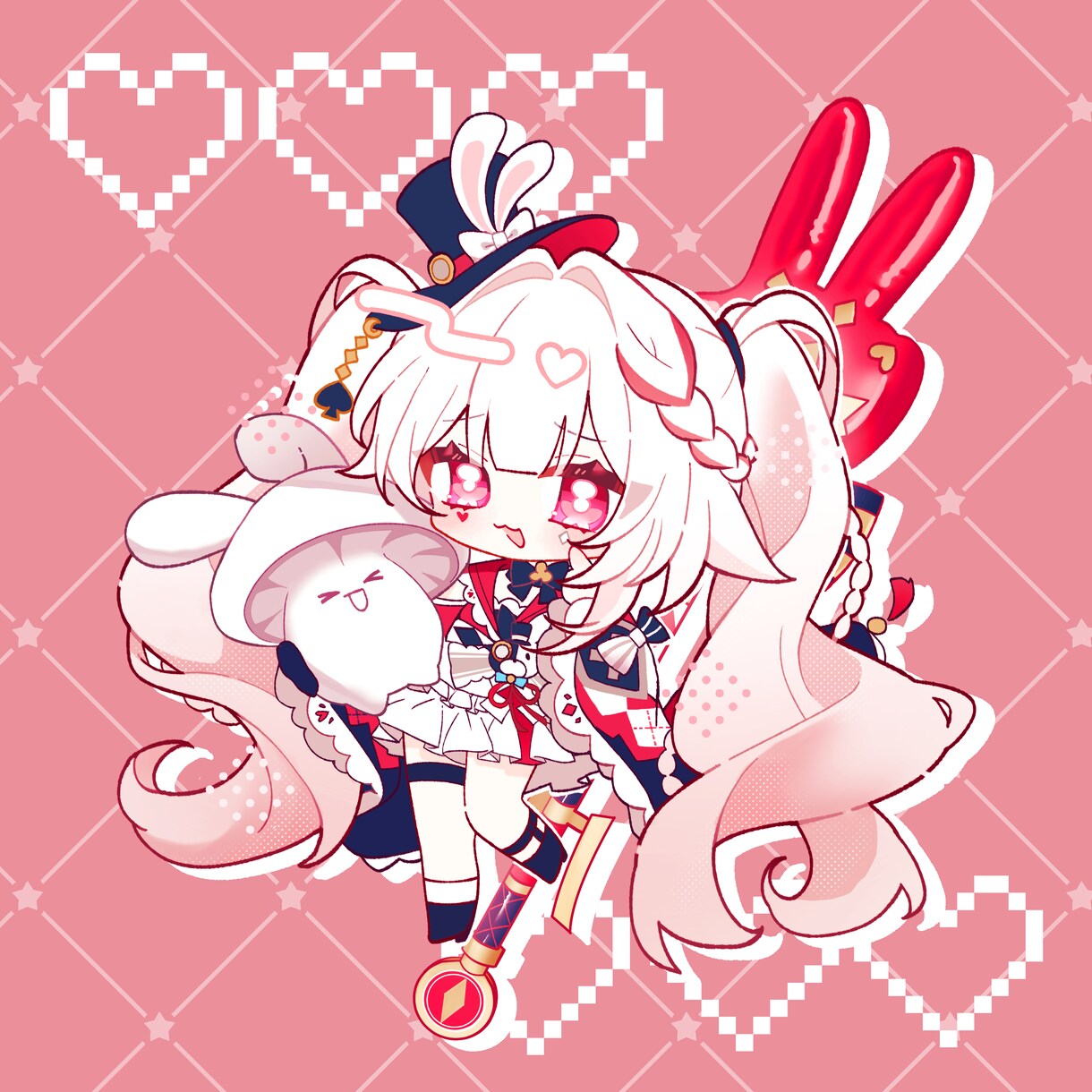 もちっとした可愛いSDキャラ描きます 透明感のあるデフォルメイラスト作成します！ イメージ2