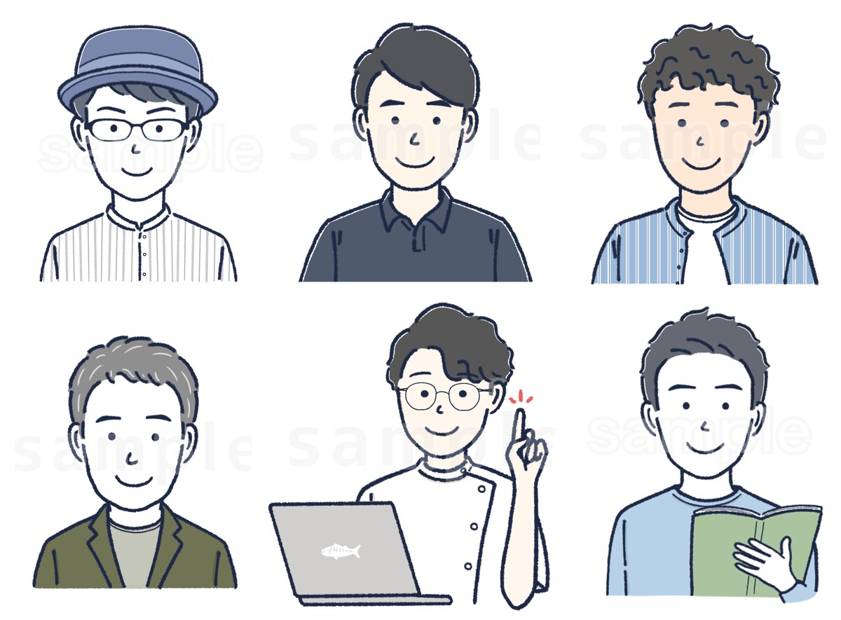 SNS/ブログ用ゆるシンプルイラスト作成します 【印象アップ】親しみやすい手書きイラスト イメージ8