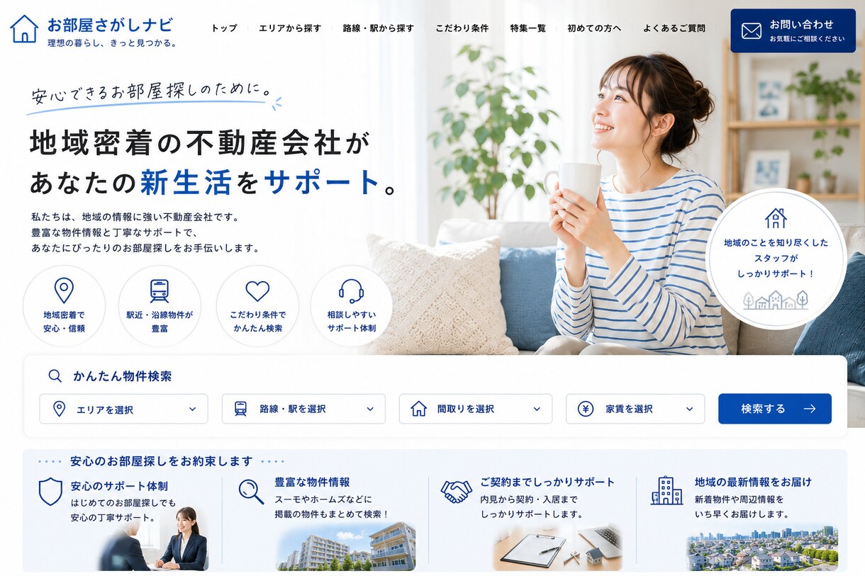 不動産会社の集客につながるHPを制作します 物件情報を自社更新｜ワードプレス・スマホ・SEO対応 イメージ13