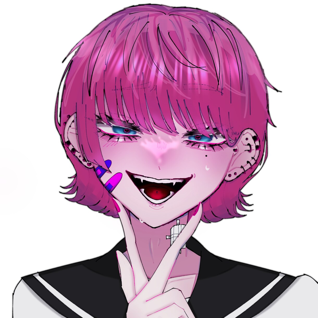 正面向きアイコン作成いたします 正面向きフェイスアップ(正方形)イラストを作成いたします♪ イメージ7