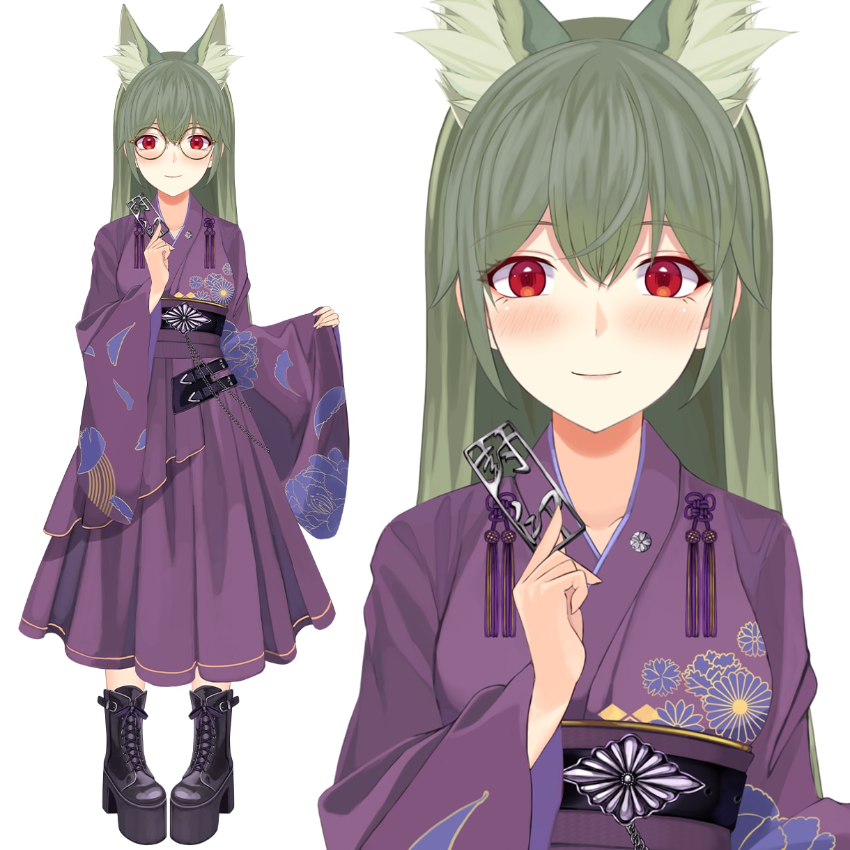 病みかわいいVtuberを制作いたします デザイン、Live2D,設定まで対応させていただきます イメージ4