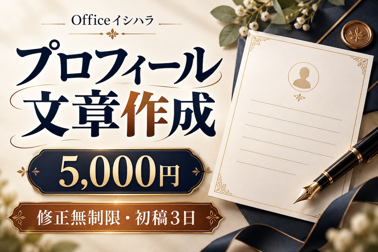 強みが伝わるプロフィール文章を作成します 箇条書きから自己紹介へ。短縮版付き・修正無制限 イメージ1