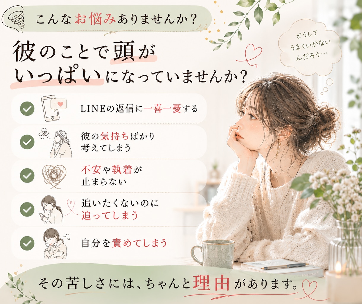 復縁へ| 彼と唯一無二の関係の育て方を読み解きます チャット相談付｜算命学×愛着で復縁への関係改善を分析します イメージ2