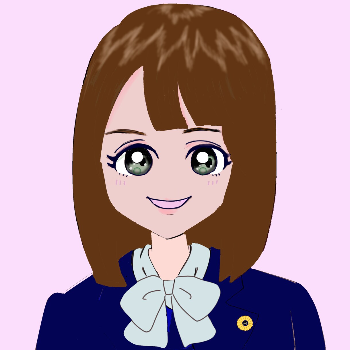 SNSなどの似顔絵アイコン描きます 名刺・アイコン・HPにもお使いいただけます イメージ6