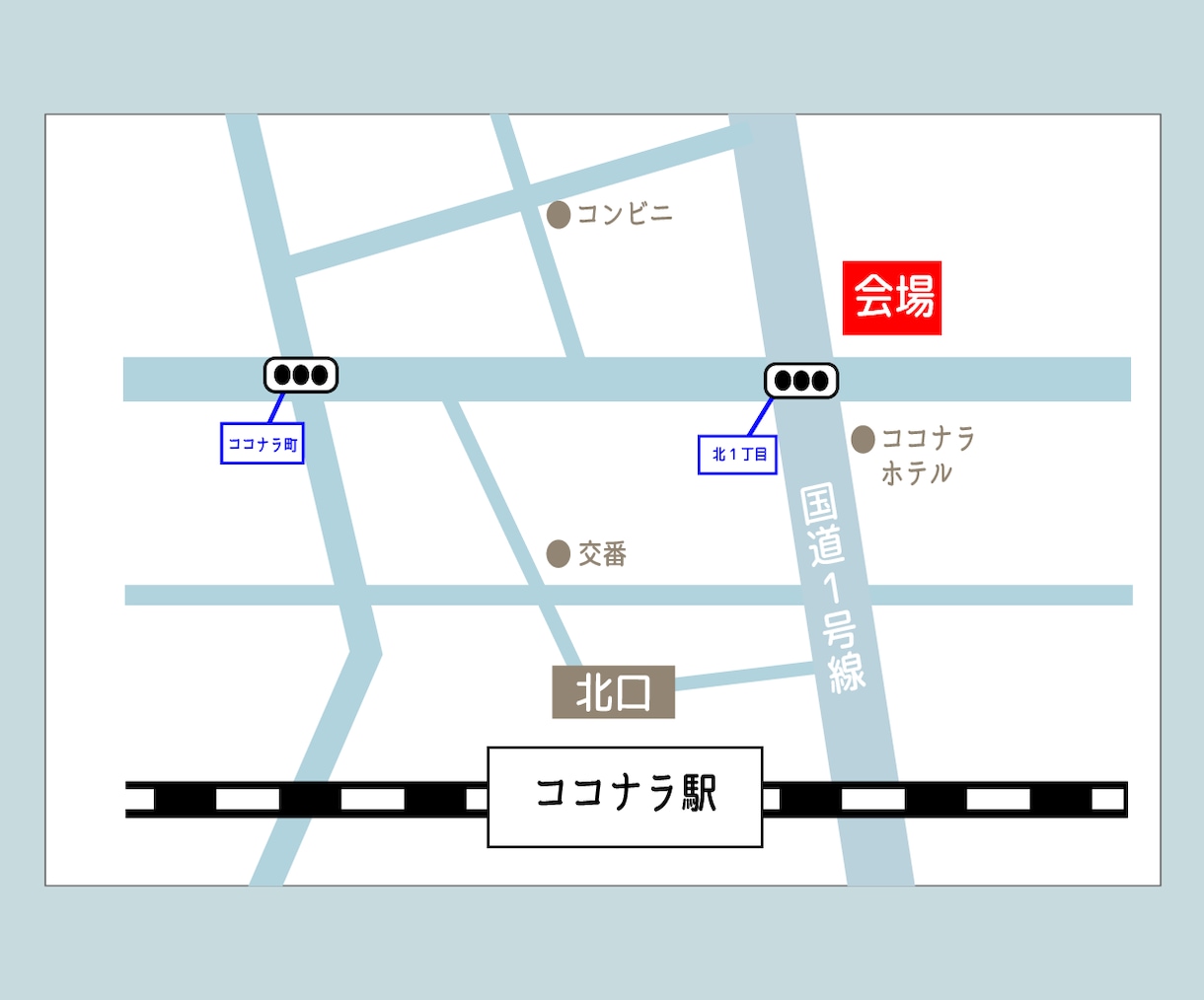 お店の雰囲気に合わせた地図作ります ショップカード、名刺、HPなどの活用できます！ イメージ4