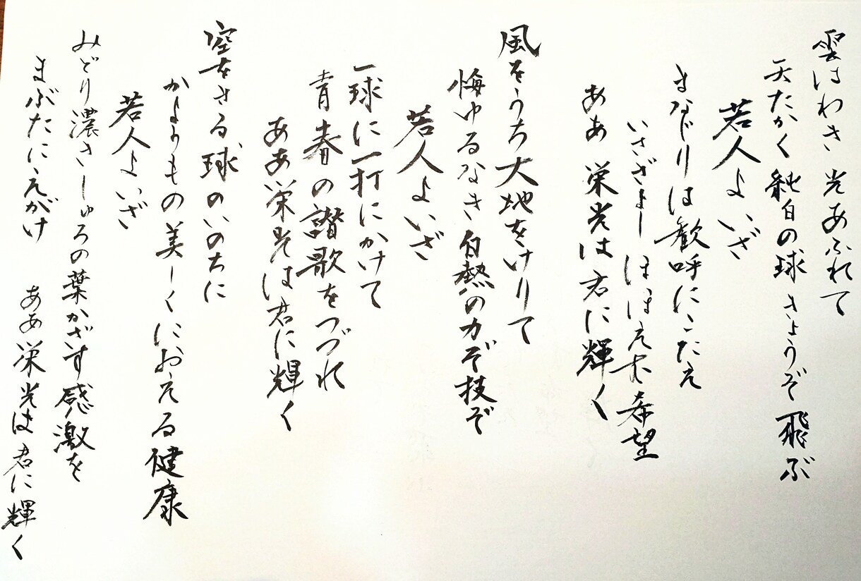 手書き文字、何でも書きます 手書き文字が必要な時に、ご希望の文面書かせて頂きます。 イメージ2