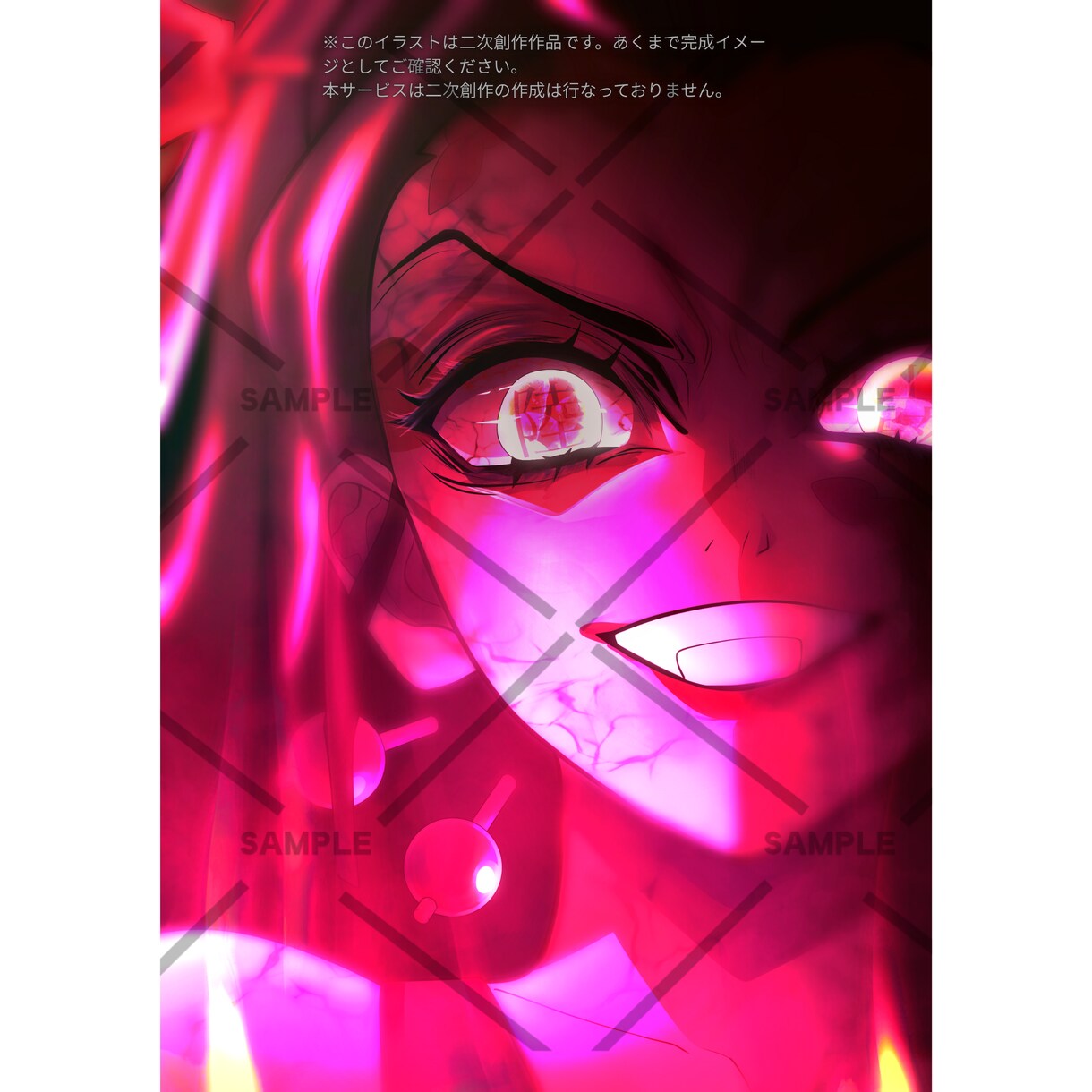 光強めの顔イラスト描きます 【ラフ案無制限・アイコン・キービジュアル・ポスター・MV等】 イメージ5