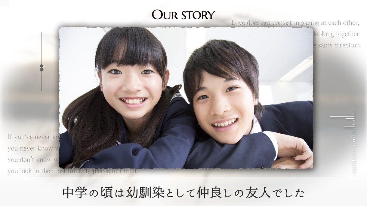 シンプルで見やすいプロフィールムービー制作します テンプレートですが可能な限りご要望通りにカスタマイズ可能！ イメージ4