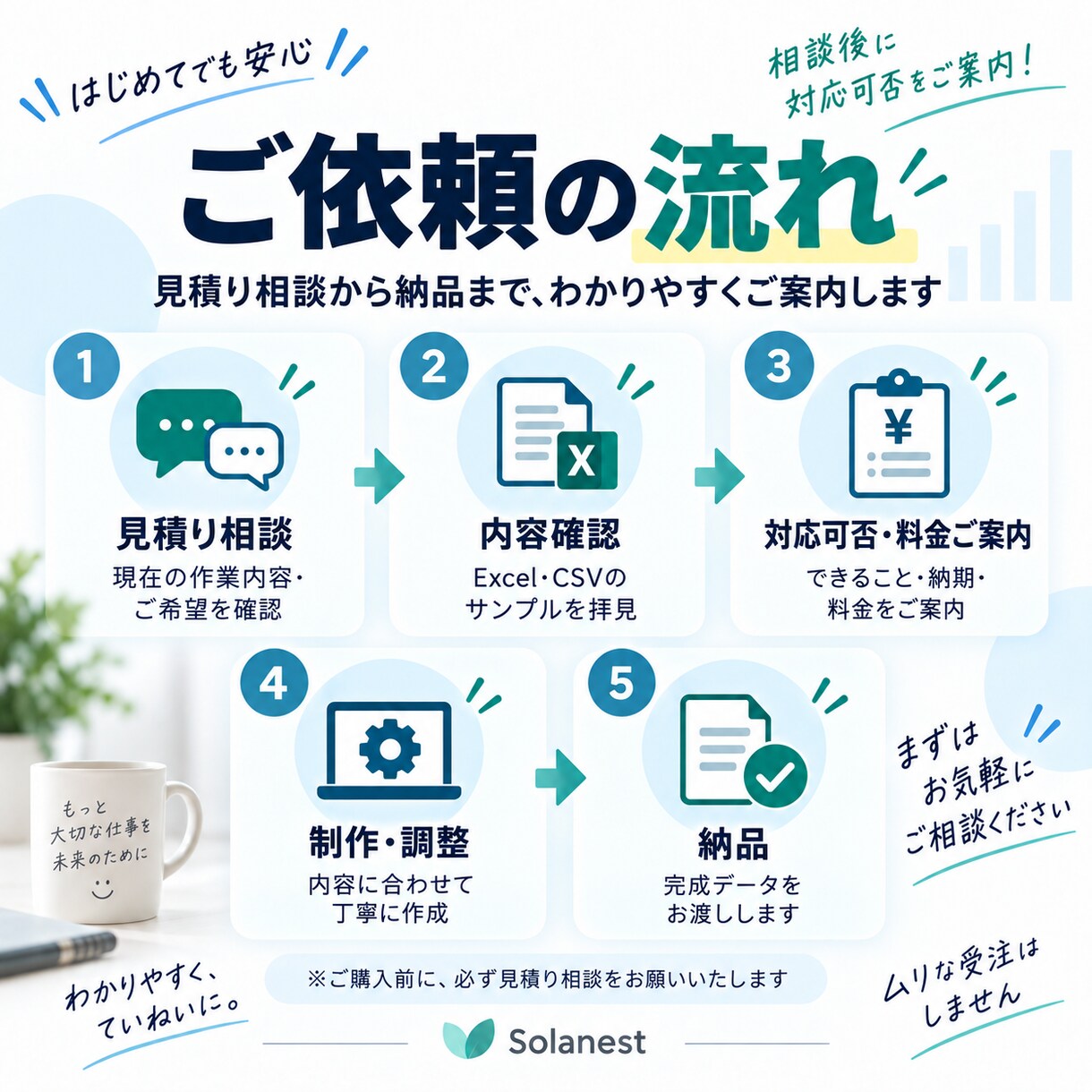 経理の面倒なExcel・CSV作業を自動化します 毎月繰り返す集計・変換作業をラクにします イメージ3