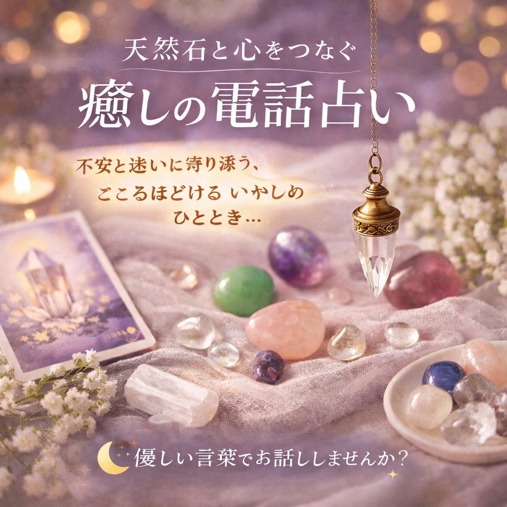 心の浄化/天然石が導き、運命を好転✨開運します 潜在意識から状況を読み解き、動けない「本当の理由」を占います イメージ1