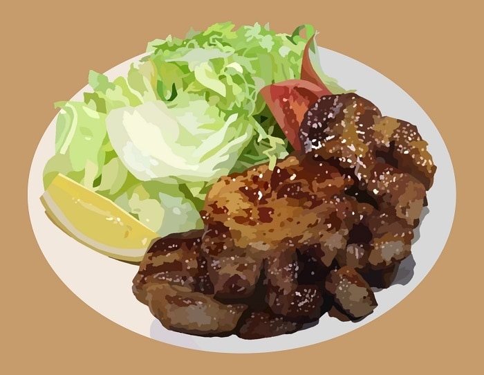 料理の写真を基に絵画風のイラストにします 料理をイラストにすると美味しそうに見えます イメージ4